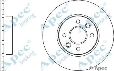 APEC BRAKING dsk2935 -  Тормозной диск
